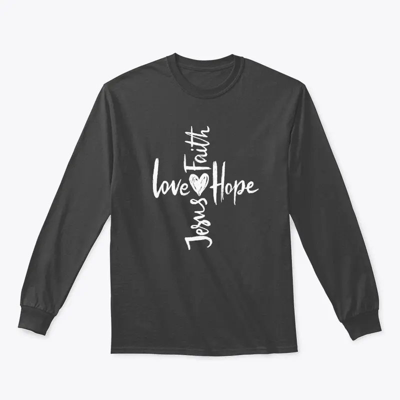 Love, Jesus, Faith, Hope