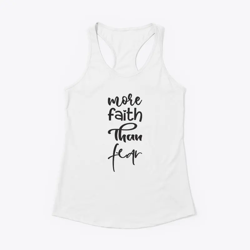 More faith than fear