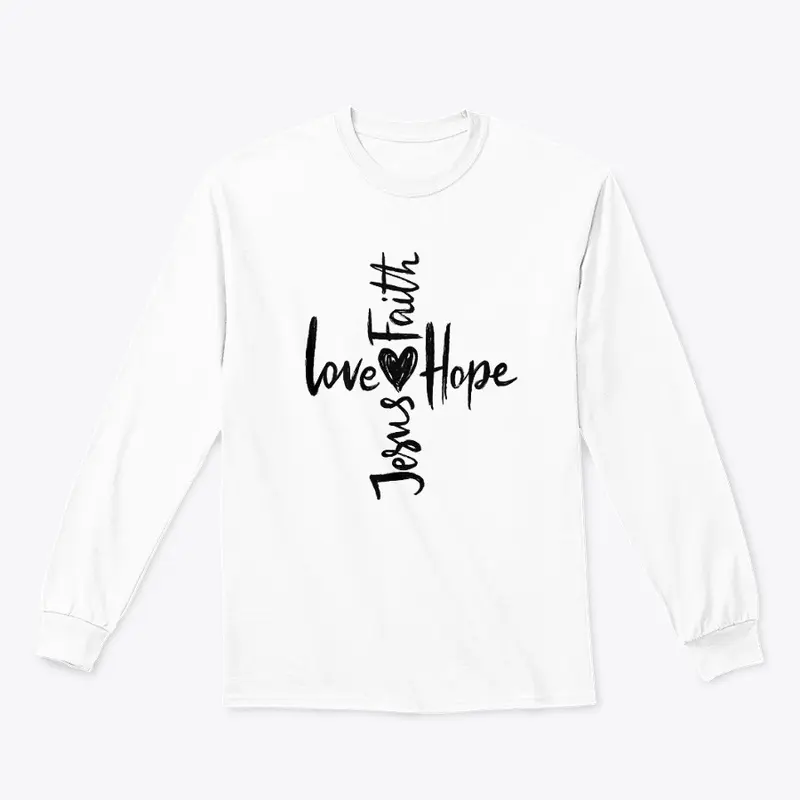 Jesus, Hope, Love, Faith