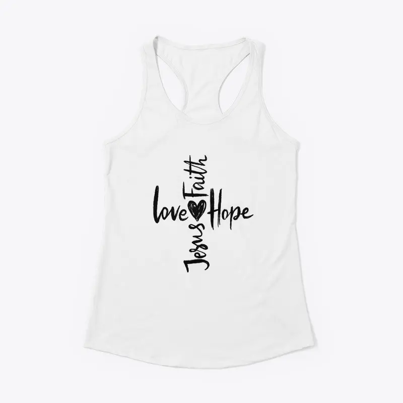 Jesus, Hope, Love, Faith